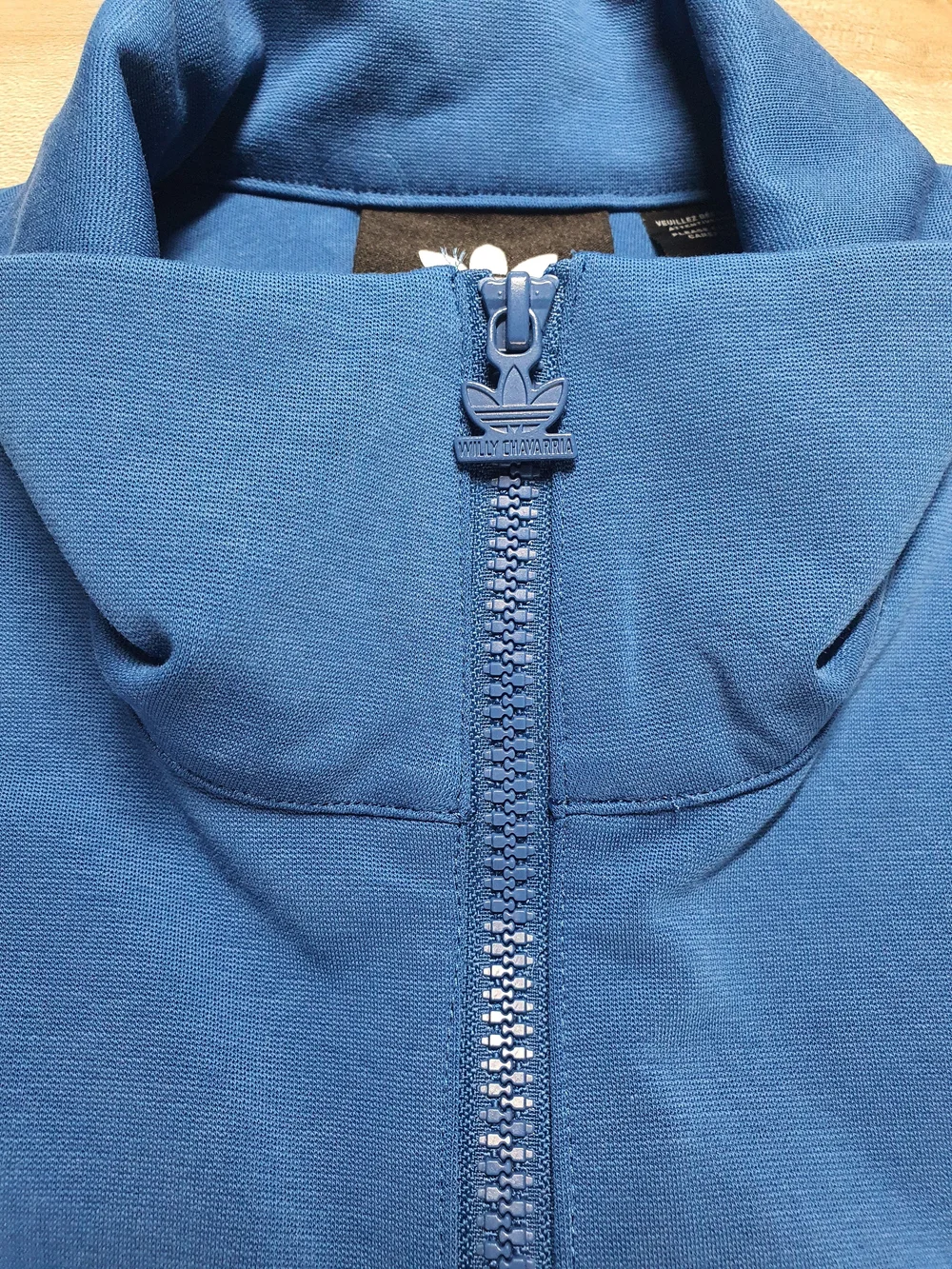Adidas x Willy Chavarria Full Zip Knit Tracktop Jacket Marine JV8991 Sz Men's M